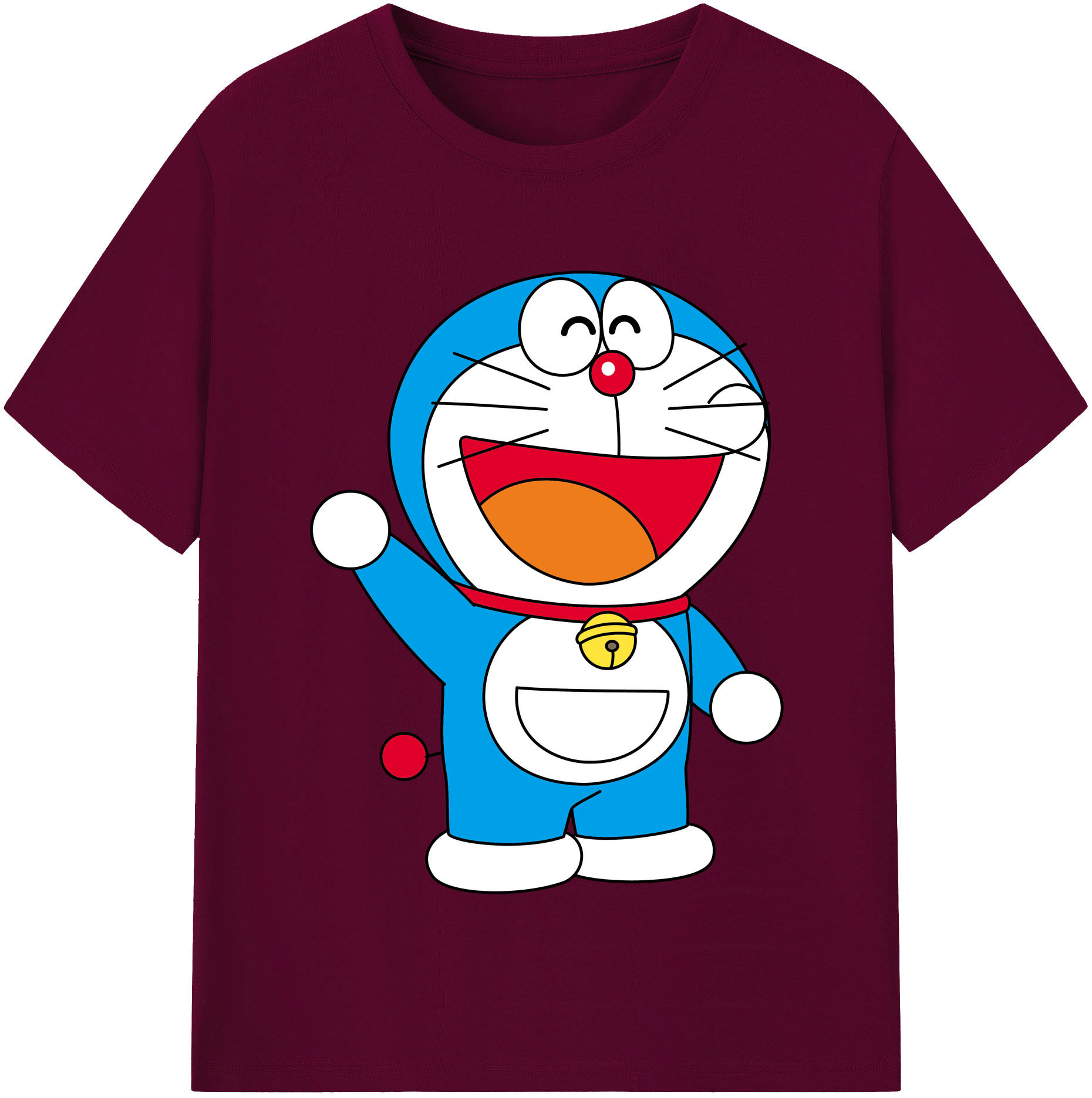 （画像用） ドラえもん Doraemon レディースカジュアルプリントTシャツ（綿100％）